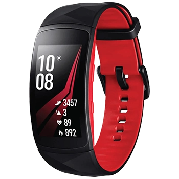 مچ بند هوشمند سامسونگ مدل Gear Fit 2 Pro Red سایز بزرگ